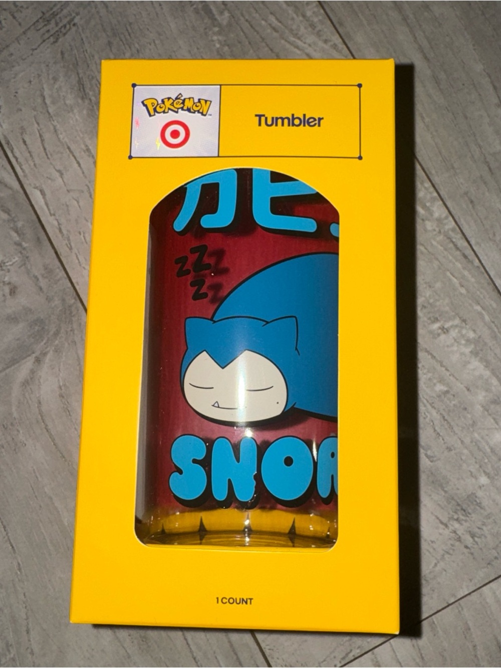 Pokemon Yellow & Blue Snorlax Tumbler